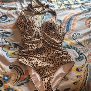 VS animal print one piece